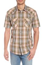 Men's Pendleton Frontier Regular Fit Plaid Short Sleeve Sport Shirt - Green