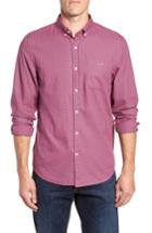 Men's Vineyard Vines Tradewinds Slim Fit Check Flannel Shirt - Red