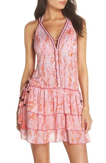 Women's Poupette St. Barth Bety Cover-up Minidress - Orange