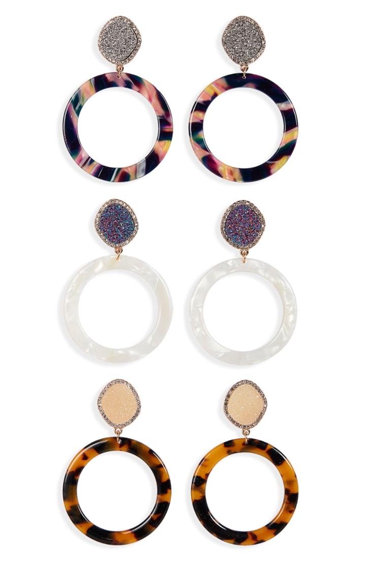 Women's Baublebar 3-pack Hoop Earrings