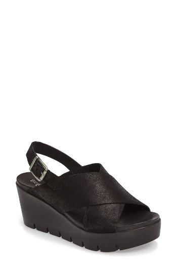 Women's Bos. & Co. Payton Platform Wedge Sandal .5-6us / 36eu - Black