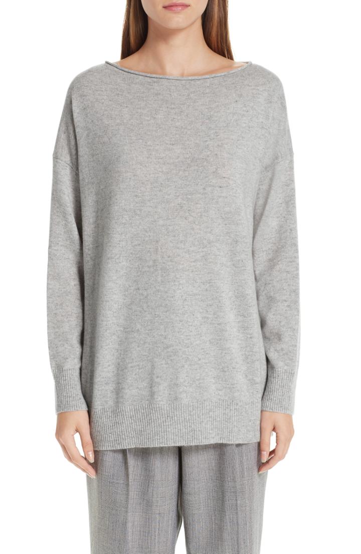 Women's Lafayette 148 New York Relaxed Cashmere Sweater