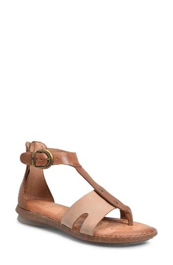 Women's B?rn Timina T-strap Sandal M - Brown