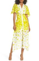 Women's Caara Floral Print Boho Folk Dress - Yellow