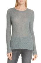 Women's Rag & Bone Donna Mohair & Wool Blend Sweater, Size - Blue