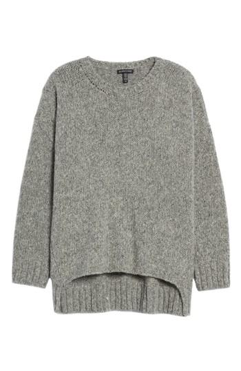 Women's Eileen Fisher High/low Alpaca Blend Sweater - White