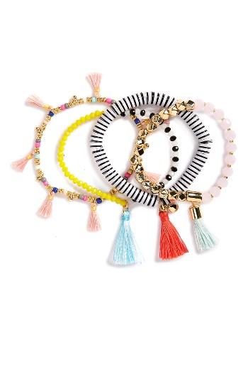 Women's Baublebar Quinn Set Of 4 Bracelets
