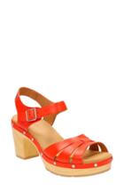 Women's Clarks 'ledella Trail' Sandal M - Red