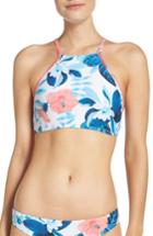 Women's Seafolly Tropical Vacay High Neck Bikini Top Us / 14 Au - White