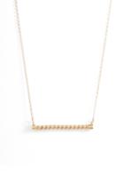 Women's Argento Vivo Linear Rope Bar Pendant Necklace