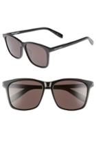 Men's Saint Laurent 205/k 57mm Sunglasses - Black