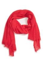 Women's Hinge Open Stitch Panel Wrap, Size - Red