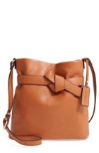 Sole Society Karon Faux Leather Shoulder Bag - Brown
