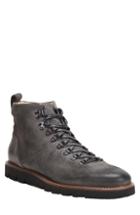 Men's Ross & Snow Stefano Genuine Shearling Insole Hiking Boot M - Grey