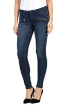 Women's Paige Indio Zip Skinny Jeans - Blue