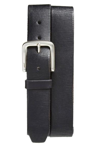 Men's John Varvatos Star Usa Leather Belt - Black