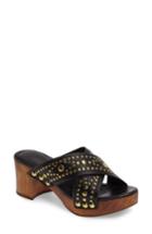 Women's Frye Fiona Deco Platform Sandal .5 M - Black