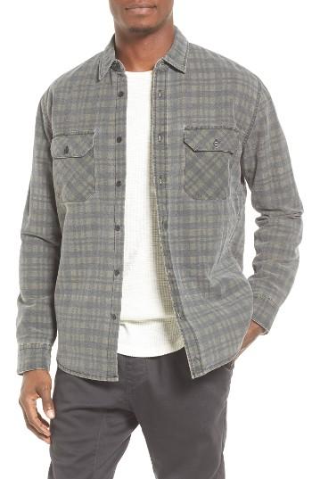 Men's Quiksilver Young Winner Lined Plaid Flannel Shirt