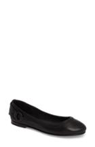 Women's Frye 'carson Stud' Flat M - Black