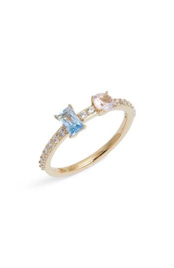Women's Nadri Two-stone Crystal Ring