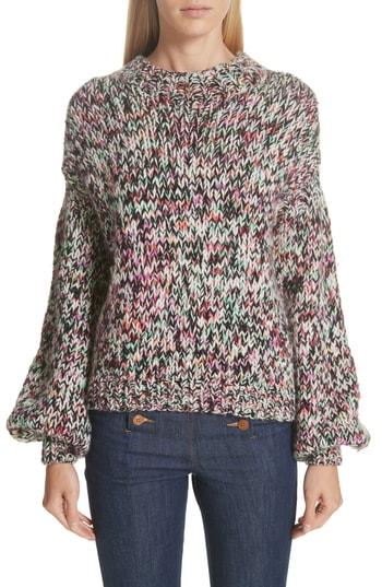 Women's Ulla Johnson Rhea Merino Wool Sweater - Black
