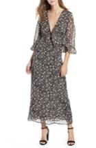Women's Amuse Society Besos Besos Baby Knot Front Maxi Dress