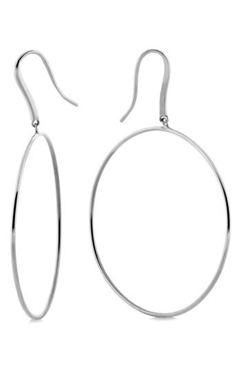 Women's Lana Jewelry Wire Bangle Hoop Earrings