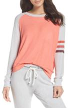 Women's Make + Model Cozy Crew Raglan Sweatshirt - Coral