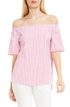 Women's Vince Camuto Off The Shoulder Stripe Top
