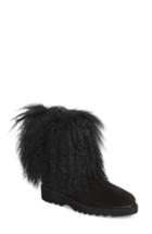 Women's Aquatalia Kaegan Genuine Shearling Boot M - Black