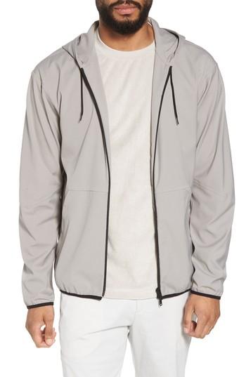 Men's Theory Jacobson Neoteric Zip Hoodie - Grey