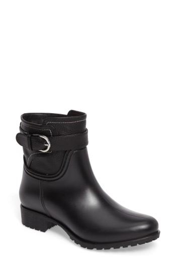 Women's Dav Bowie Faux Water Resistant Mid Boot M - Black