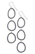 Women's Sole Society Rhinestone Hoop Drop Earrings