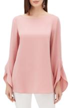 Women's Lafayette 148 New York Emory Finesse Crepe Blouse - Pink
