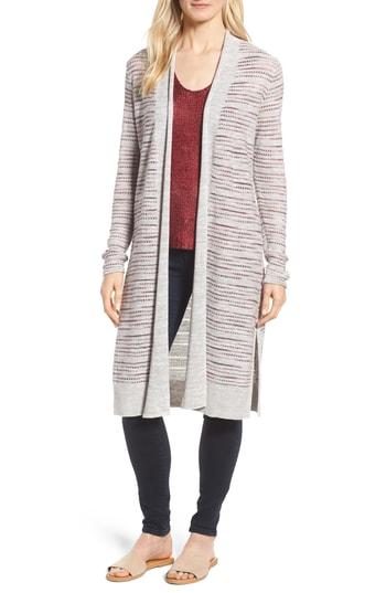 Women's Nic+zoe Eastland Long Cardigan - Brown