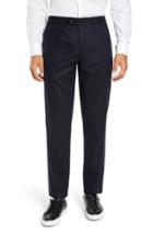 Men's Ted Baker London Matztro Trim Fit Wool Blend Trousers R - Blue