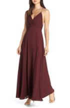 Women's Fame And Partners The Ireland Dress - Burgundy