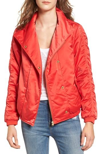 Women's Scotch & Soda Bomber Jacket - Red