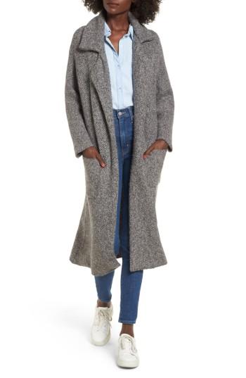 Women's Lost + Wander Kala Knit Sweater Jacket - Grey