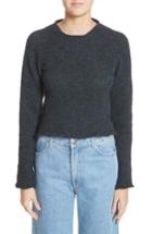 Women's Eckhaus Latta Raglan Pullover Sweater /small - Blue