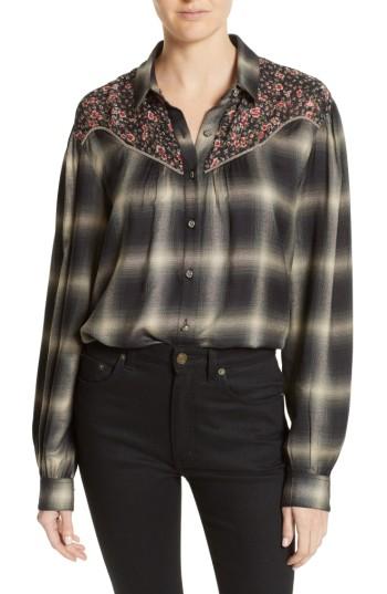 Women's The Kooples James Floral Print Western Shirt