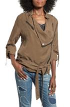 Women's Blanknyc Roll Sleeve Drape Jacket - Green