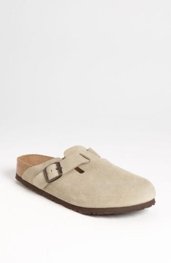 Women's Birkenstock 'boston' Soft Footbed Clog -5.5us / 36eu B - Beige