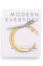 Women's Dogeared Modern Everyday Have To Have Hoop Earrings