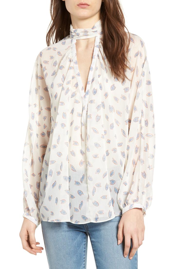 Women's Bishop + Young Paisley Choker Blouse