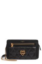 Givenchy Diamond Quilted Leather Crossbody Bag - Black