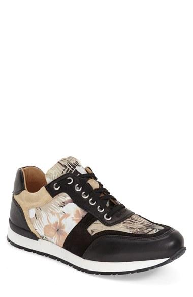 Men's Bugatchi 'bellagio' Sneaker .5 M - Black
