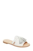 Women's Kate Spade New York Coby Tassel Slide Sandal M - White