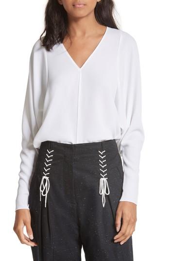 Women's Tibi Dolman Sleeve Crepe Top