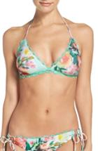 Women's Becca High Tea Bikini Top - Green